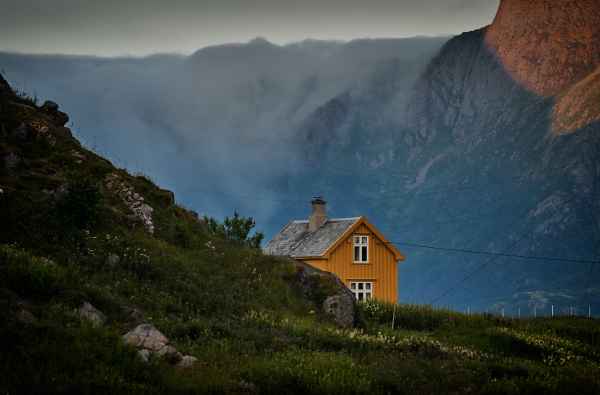 A rural home in the forest (likely with a slow internet connection)